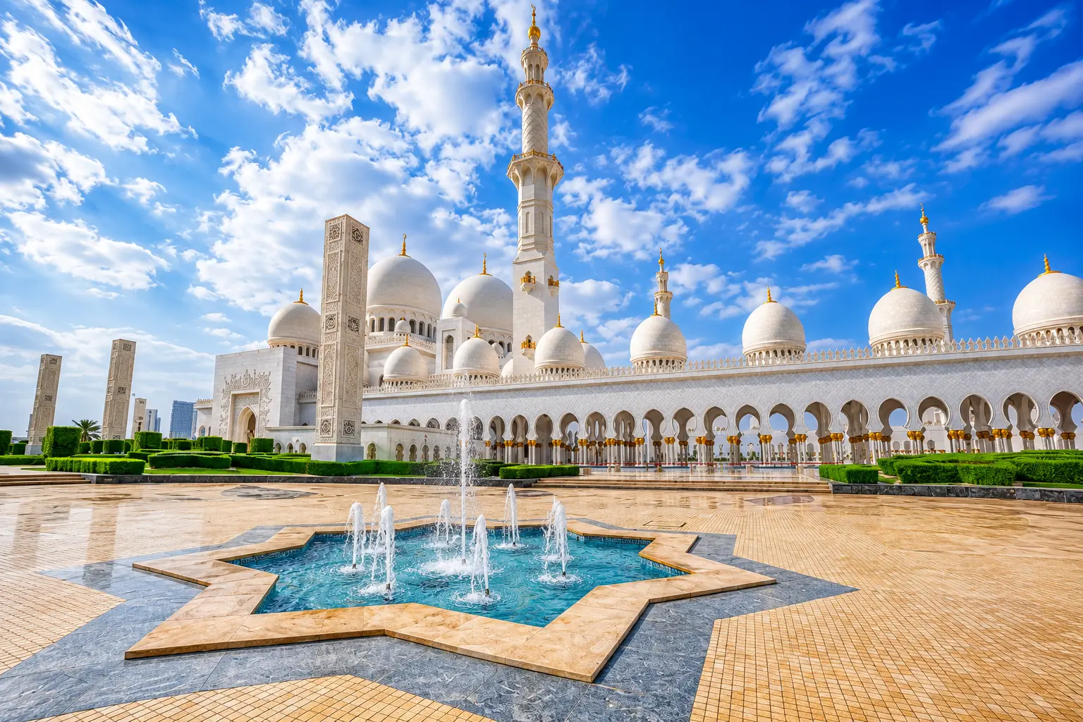 Sheikh Zayed Grand Mosque.